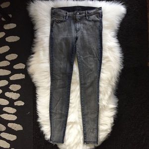 KORAL gray skinny fitted denim jeans Sz 26 sexy